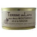 Terrine de Lapin aux 2 moutardes et sauge 130 g