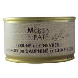 Terrine de Chevreuil aux Noix du Dauphiné et Chartreuse 130 g