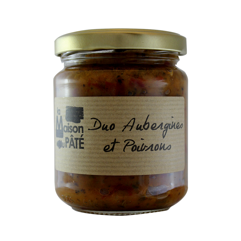 Duo Aubergines et Poivrons 200g Duo Aubergines et Poivrons 200g