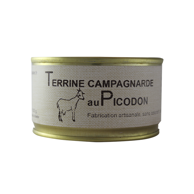 Terrine campagnarde au Picodon 130 g Terrine campagnarde au Picodon 130 g