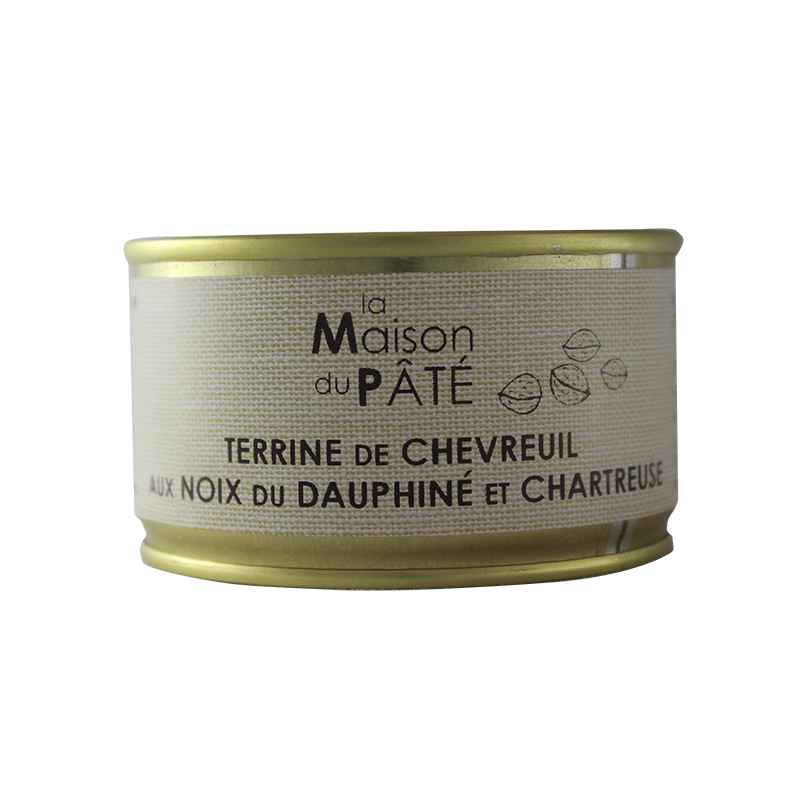 Terrine de Chevreuil aux Noix du Dauphiné et Chartreuse 130 g