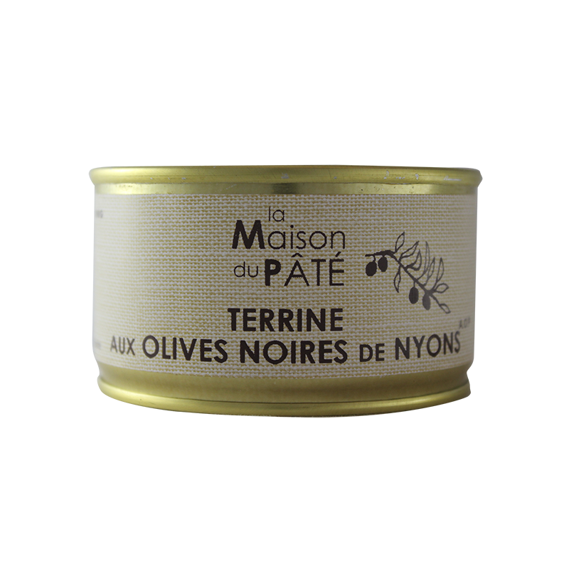 Terrine aux olives noires 130 g Terrine aux olives noires 130 g