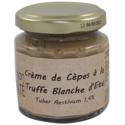 Crème de Cèpes à la Truffe Blanche d'Eté 100g