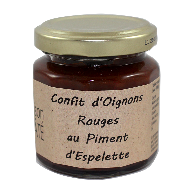 Confit d'Oignons Rouges au Piment d'Espelette 115 g