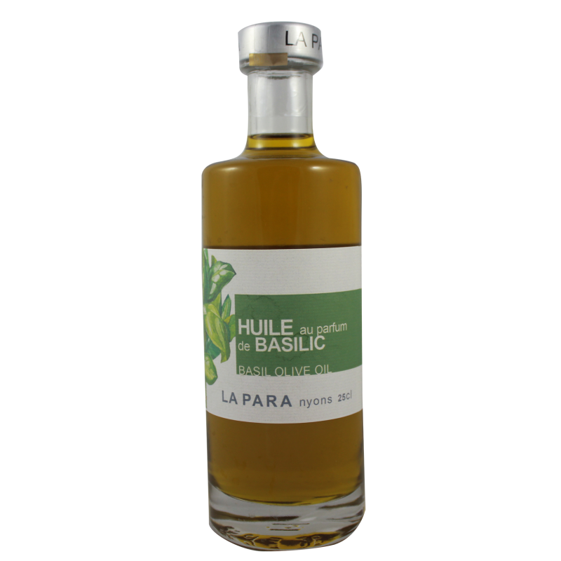 Huile d'Olive au Parfum de basilic 25 cl Huile d'Olive au Parfum de basilic 25 cl