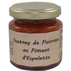 Poivron en chutney au piment espelette 200 g