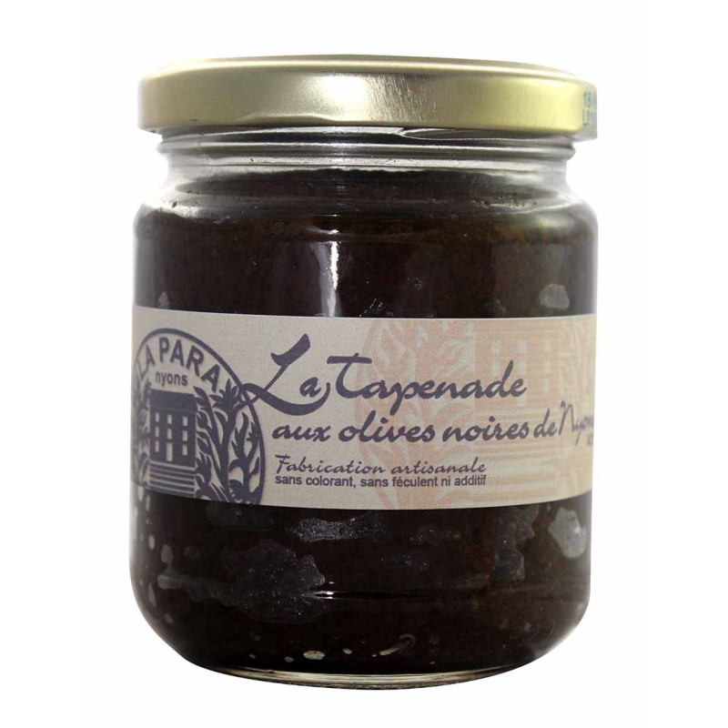 Tapenade aux Olives Noires AOP Nyons 180g