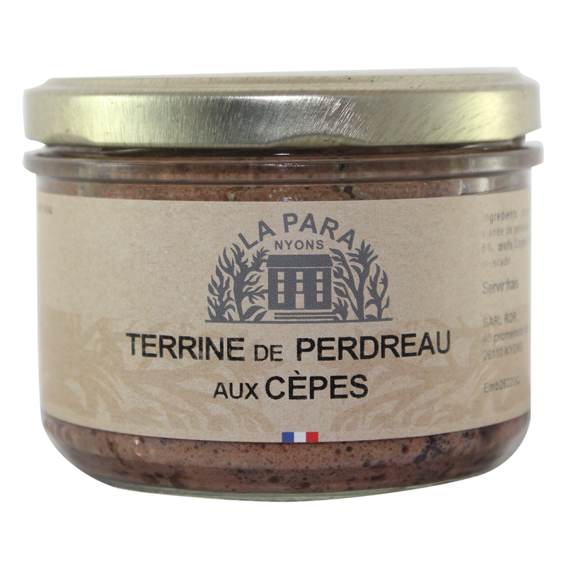 Terrine de perdreau aux cèpes 180 g