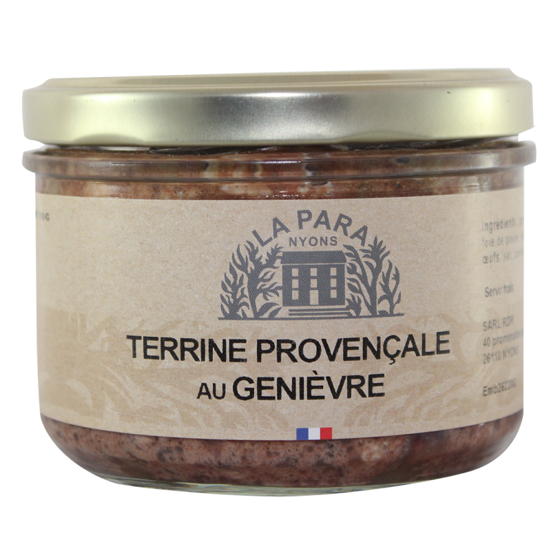 Terrine provençale au genièvre 180 g
