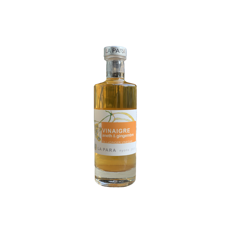 vinaigre à l'aneth et au gingembre 25 cl