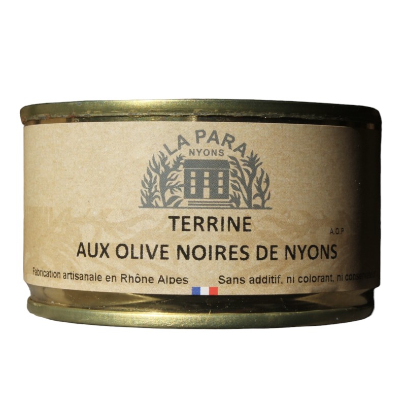Terrine aux olives noires AOP de Nyons 130 g