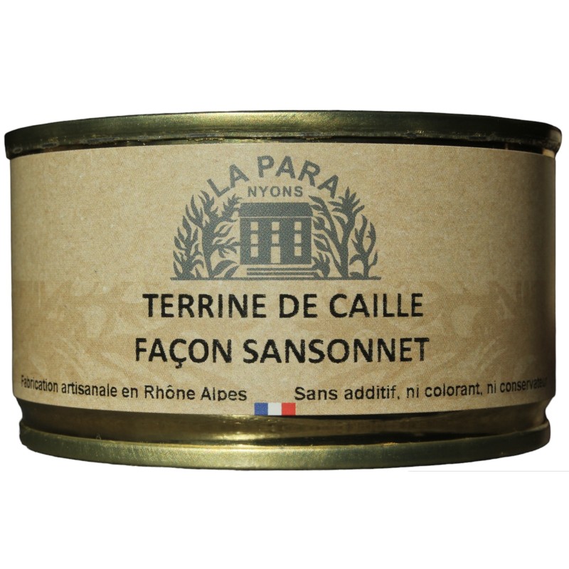 Terrine de Caille Façon Sansonnet 130 g