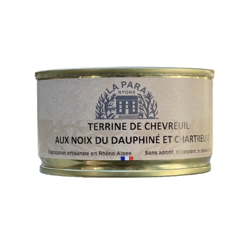 Terrine de Chevreuil aux Noix du Dauphiné et Chartreuse 130 g