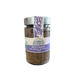 Moutarde Bio aux Olives AOP de Nyons 180 g